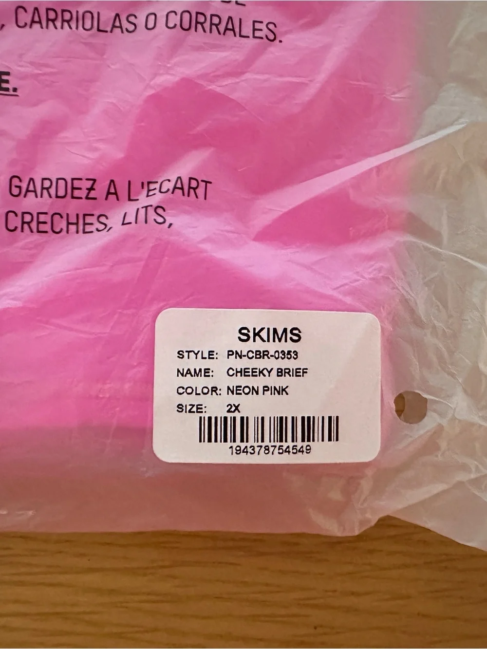 NWT_ SKIMS Fits Everybody Cheeky Briefs